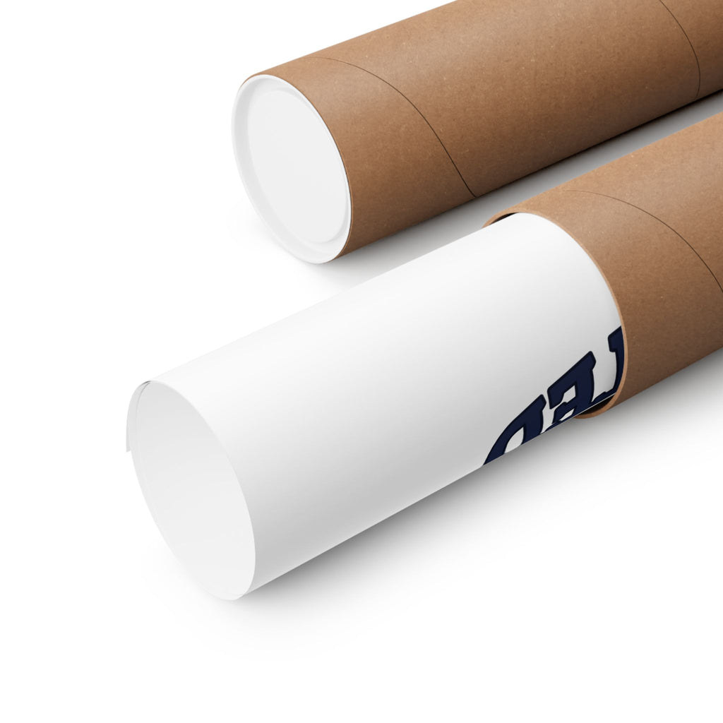 PROFESSIONALLY EXHAUSTED — Matte Poster | Funny Work Humor | NullMade