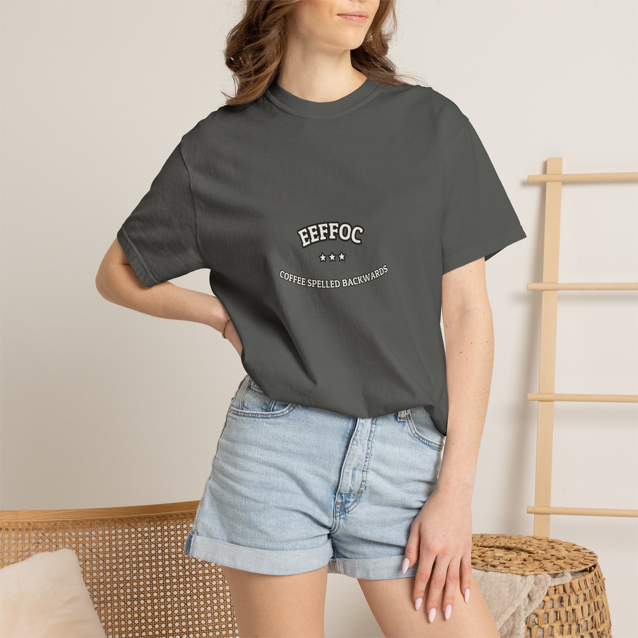 EEFFOC - Coffee Spelled Backwards | Funny Coffee Tee | NullMade