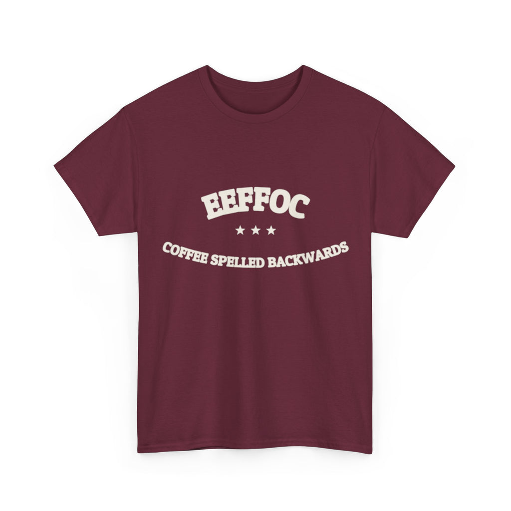 EEFFOC - Coffee Spelled Backwards | Funny Coffee Tee | NullMade