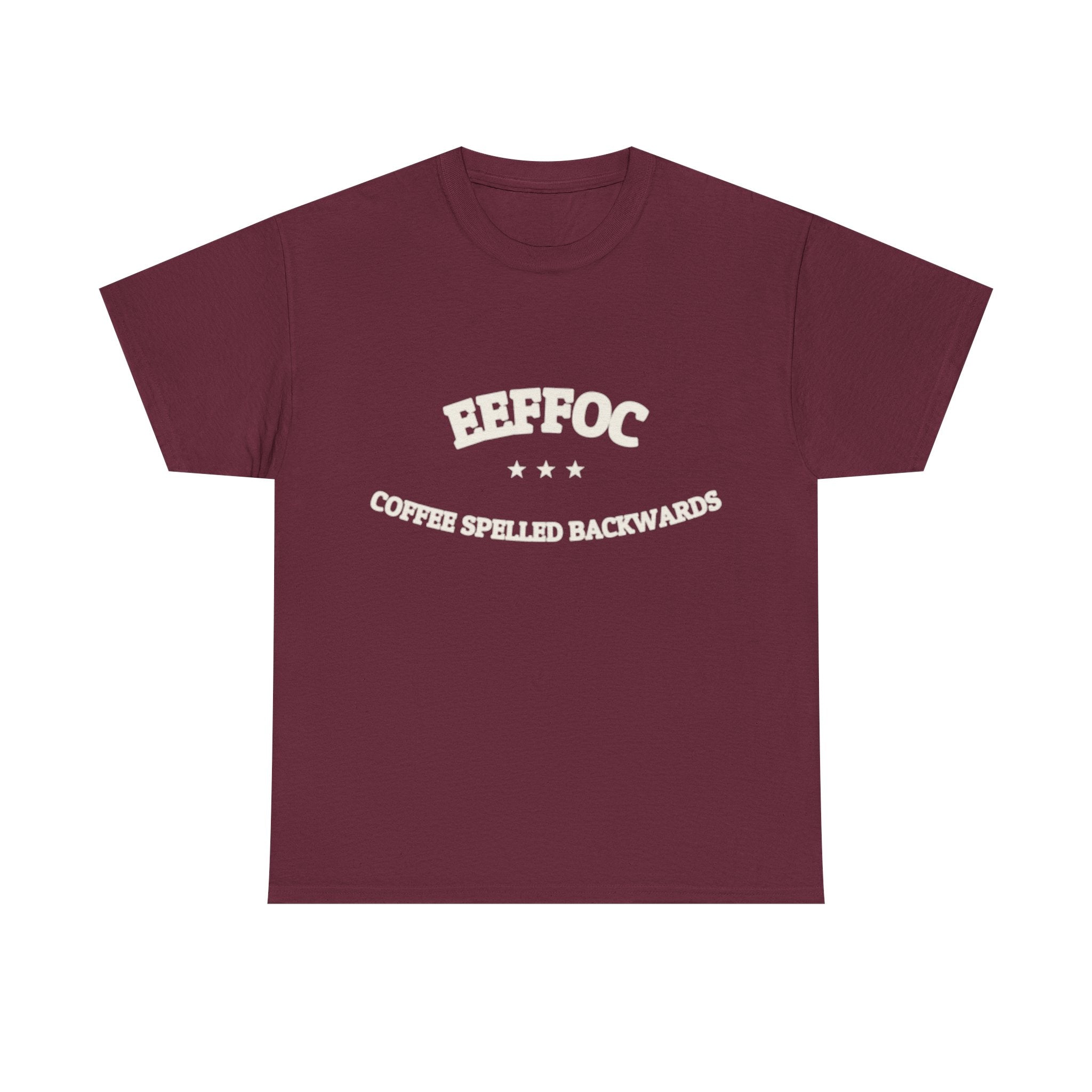 EEFFOC - Coffee Spelled Backwards | Funny Coffee Tee | NullMade