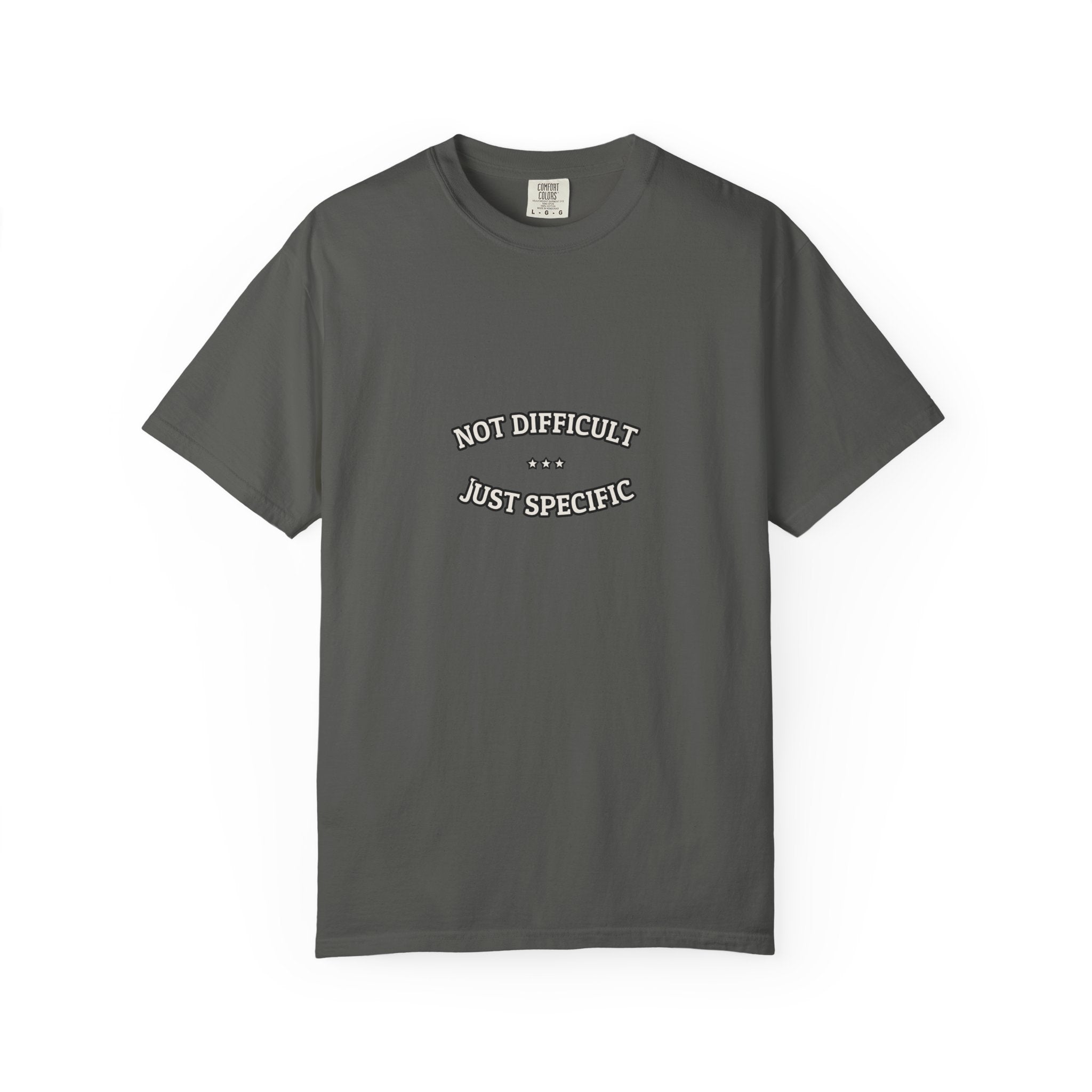 Not Difficult. Just Specific.