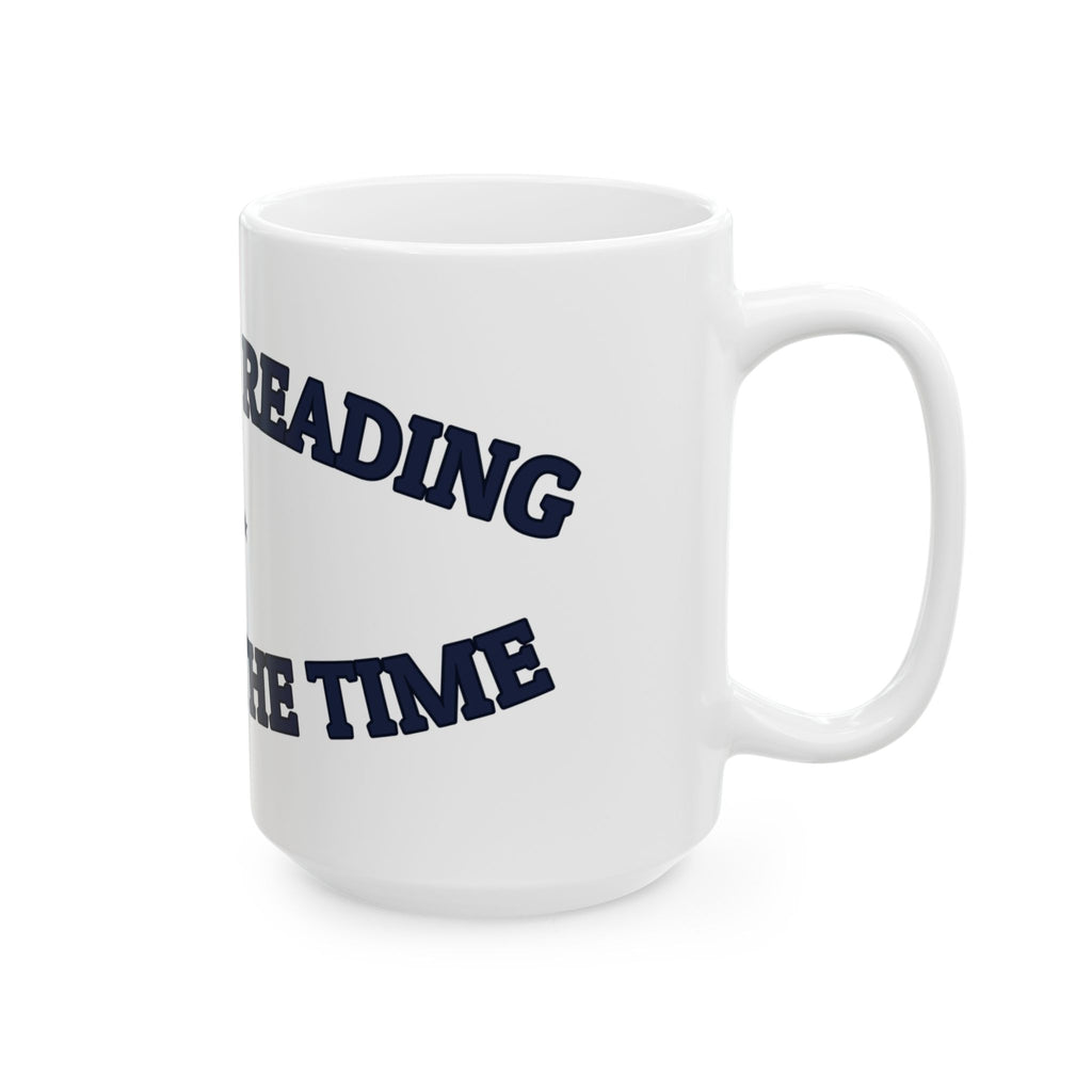 PROBABLY READING — Ceramic Mug | Funny Book Lover Gift | NullMade