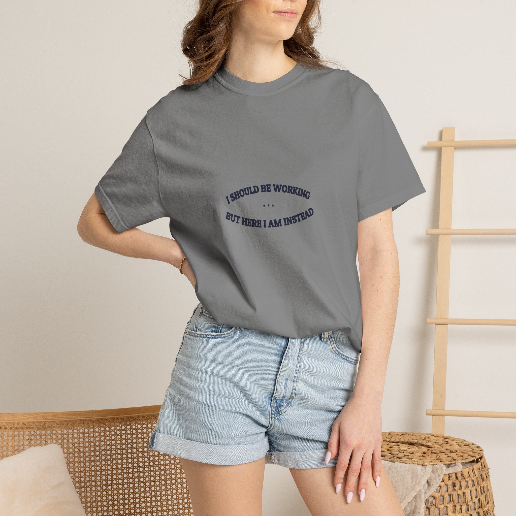 I Should Be Working — Graphic Tee | Funny Office Humor | NullMade