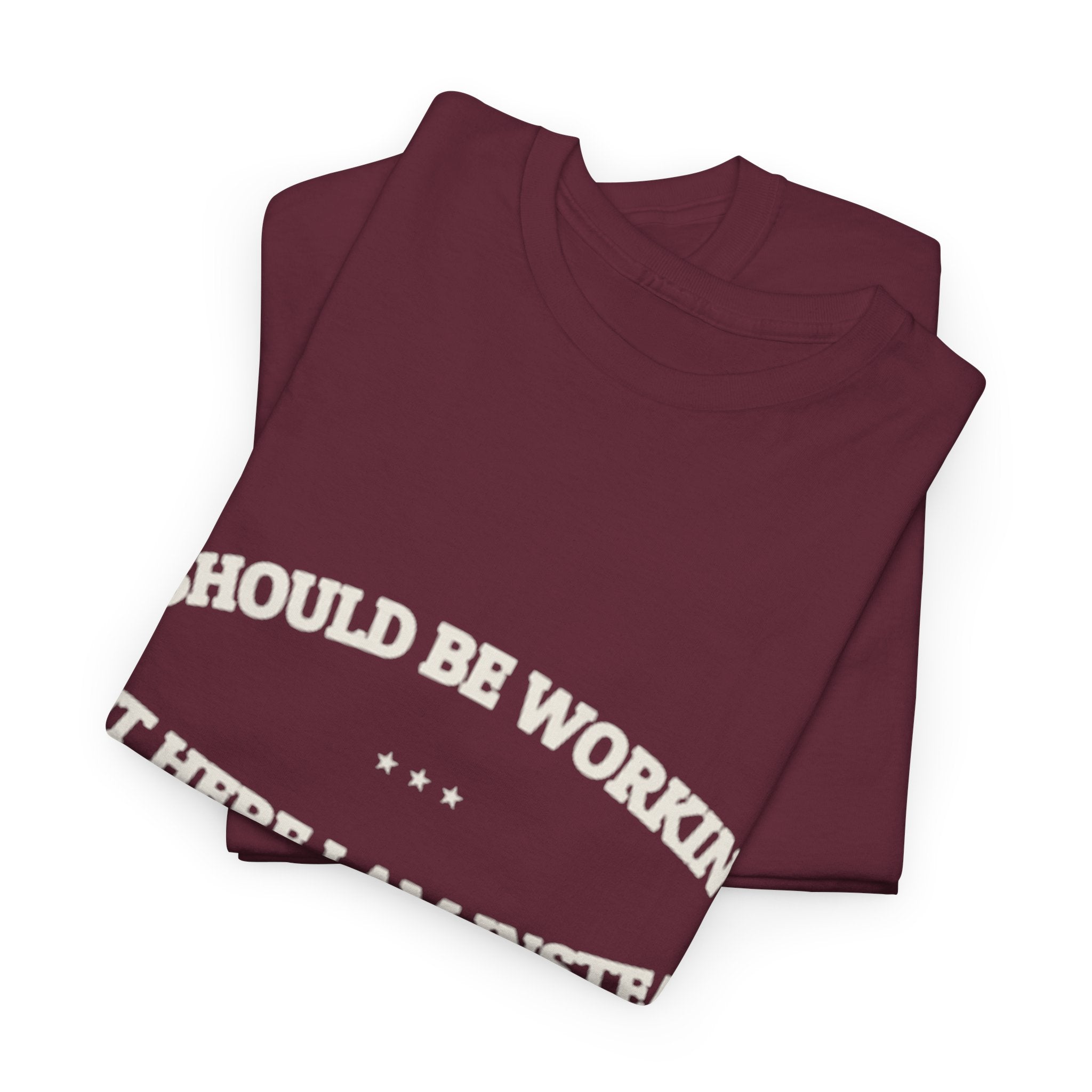 I Should Be Working — Graphic Tee | Funny Office Humor | NullMade