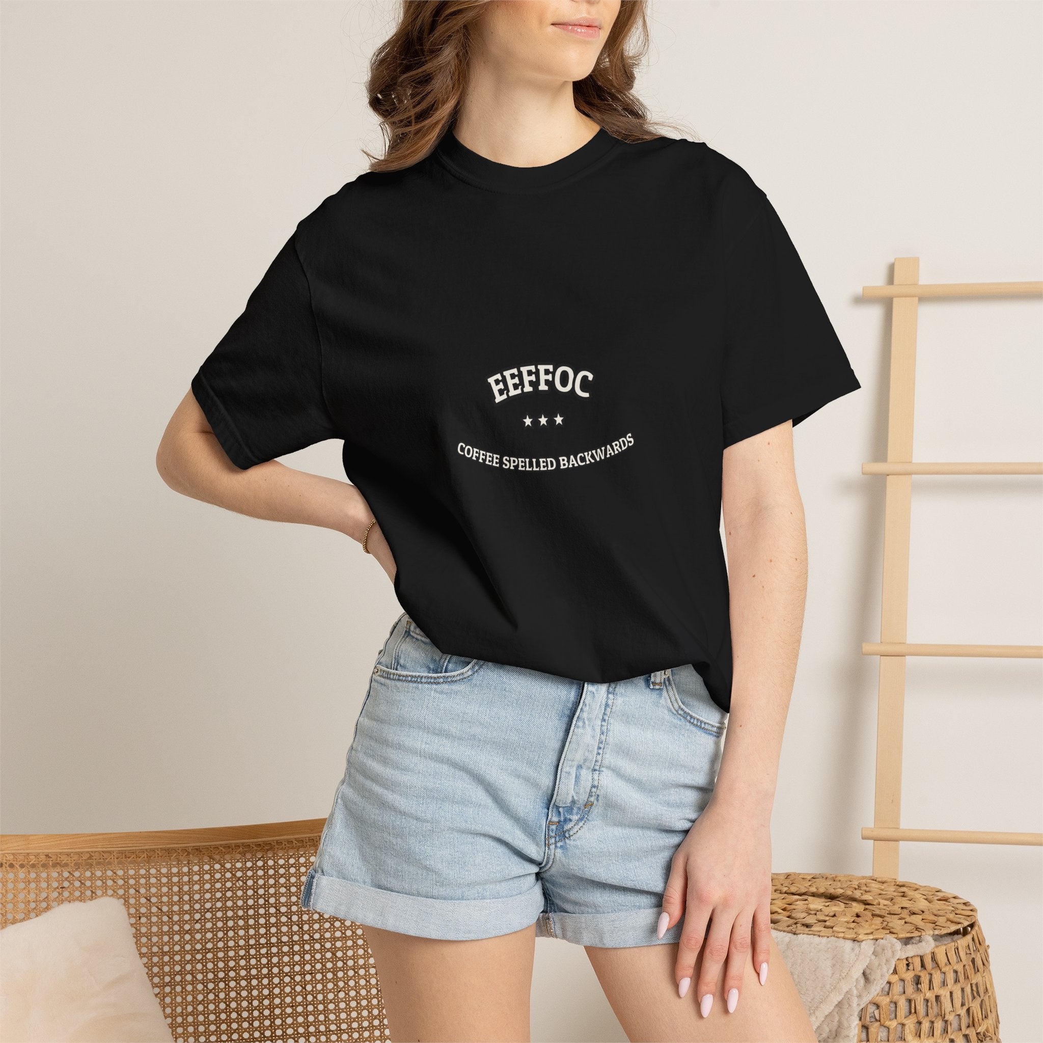EEFFOC - Coffee Spelled Backwards | Funny Coffee Tee | NullMade