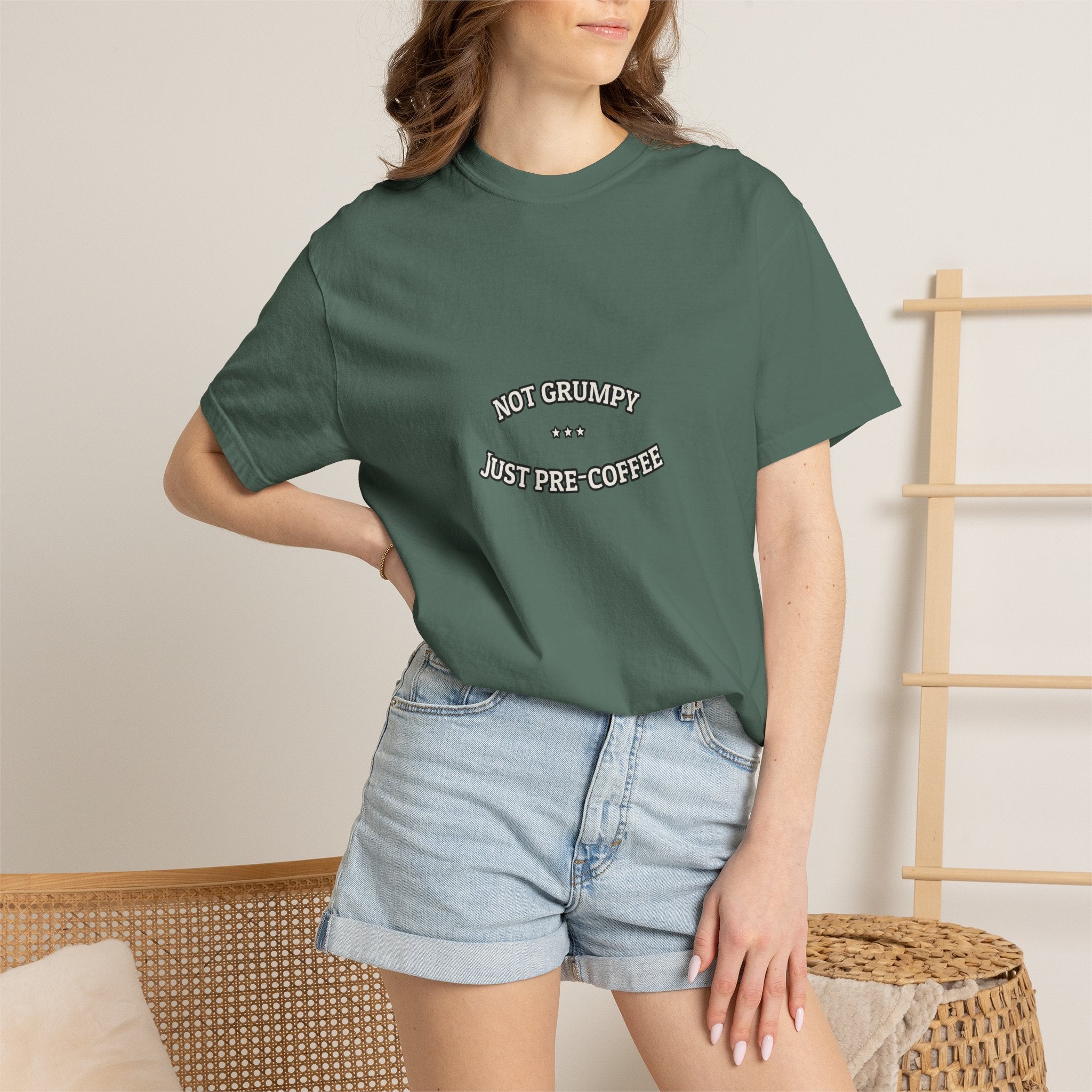 Not Grumpy. Just Pre-Coffee. — Funny Tee | NullMade