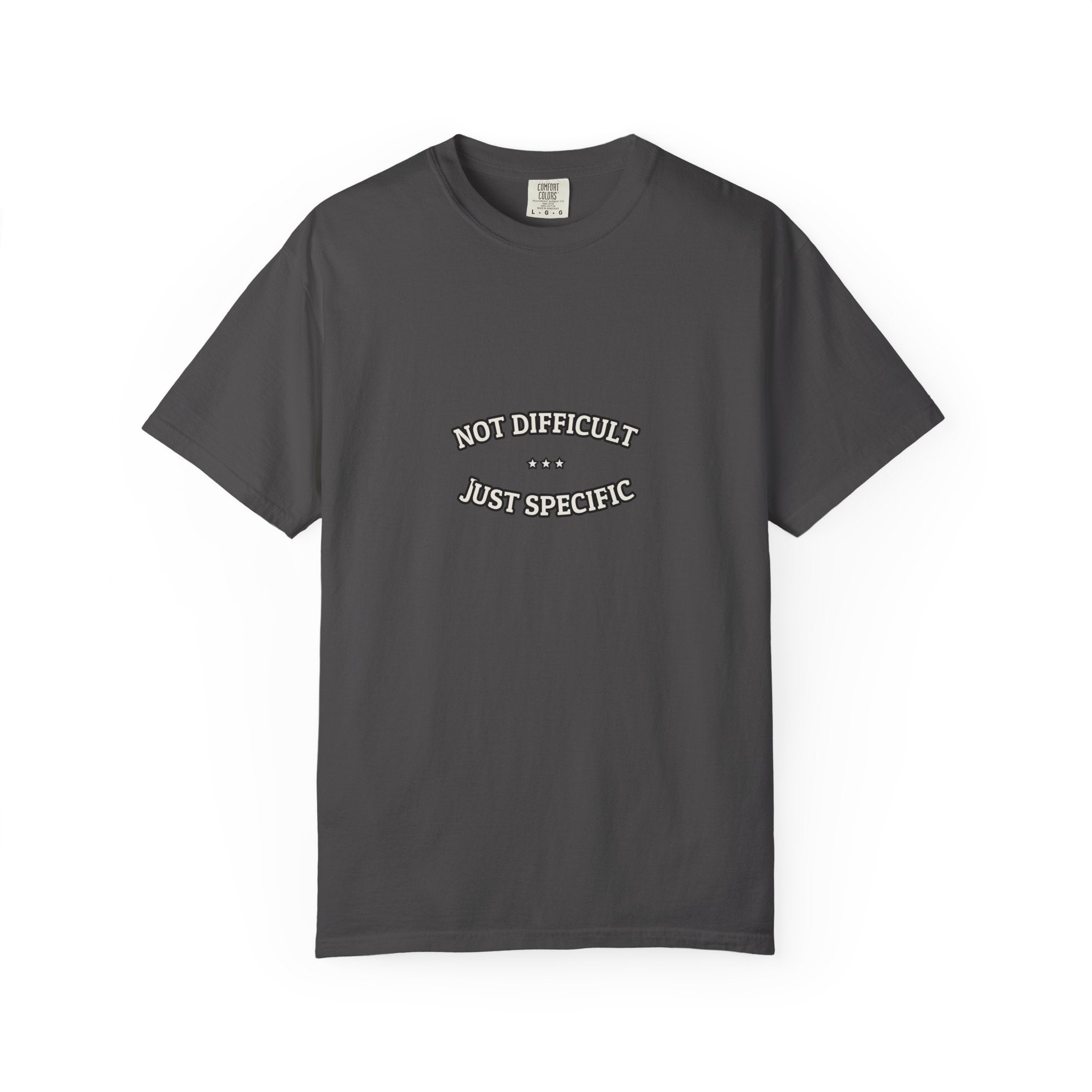 Not Difficult. Just Specific.