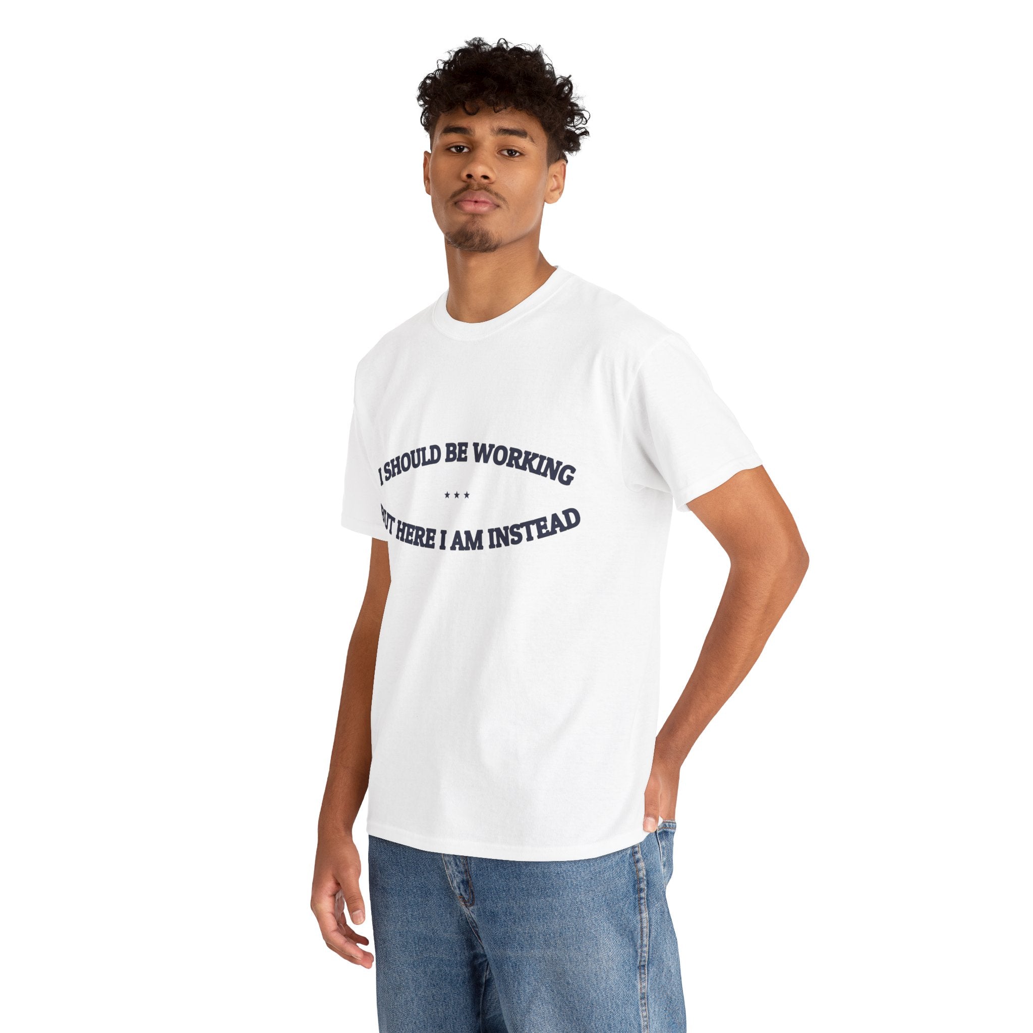 I Should Be Working — Graphic Tee | Funny Office Humor | NullMade