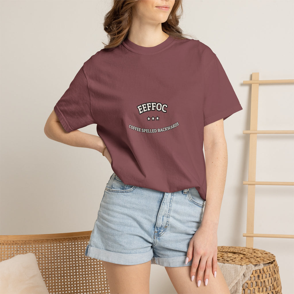 EEFFOC - Coffee Spelled Backwards | Funny Coffee Tee | NullMade