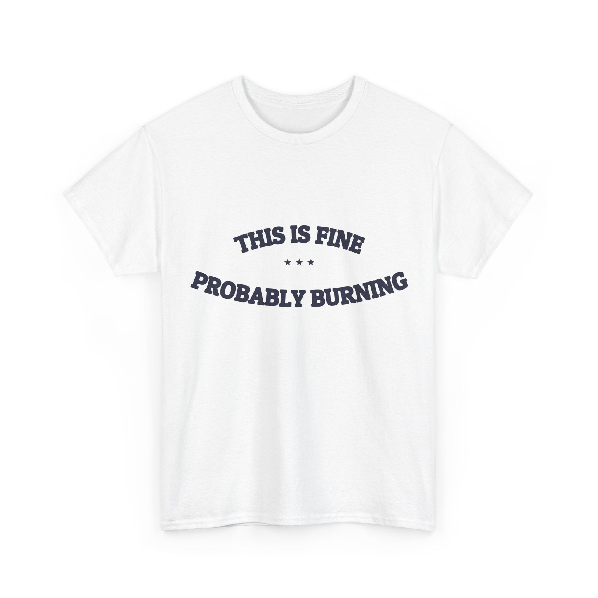 THIS IS FINE — Graphic Tee | Funny Ironic Humor | NullMade