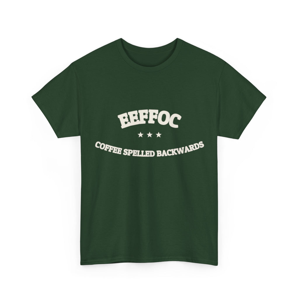 EEFFOC - Coffee Spelled Backwards | Funny Coffee Tee | NullMade