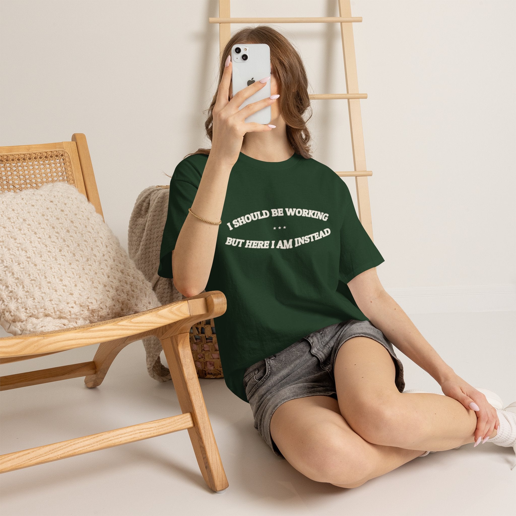 I Should Be Working — Graphic Tee | Funny Office Humor | NullMade