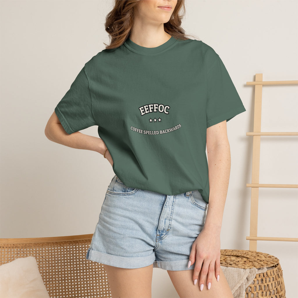 EEFFOC - Coffee Spelled Backwards | Funny Coffee Tee | NullMade