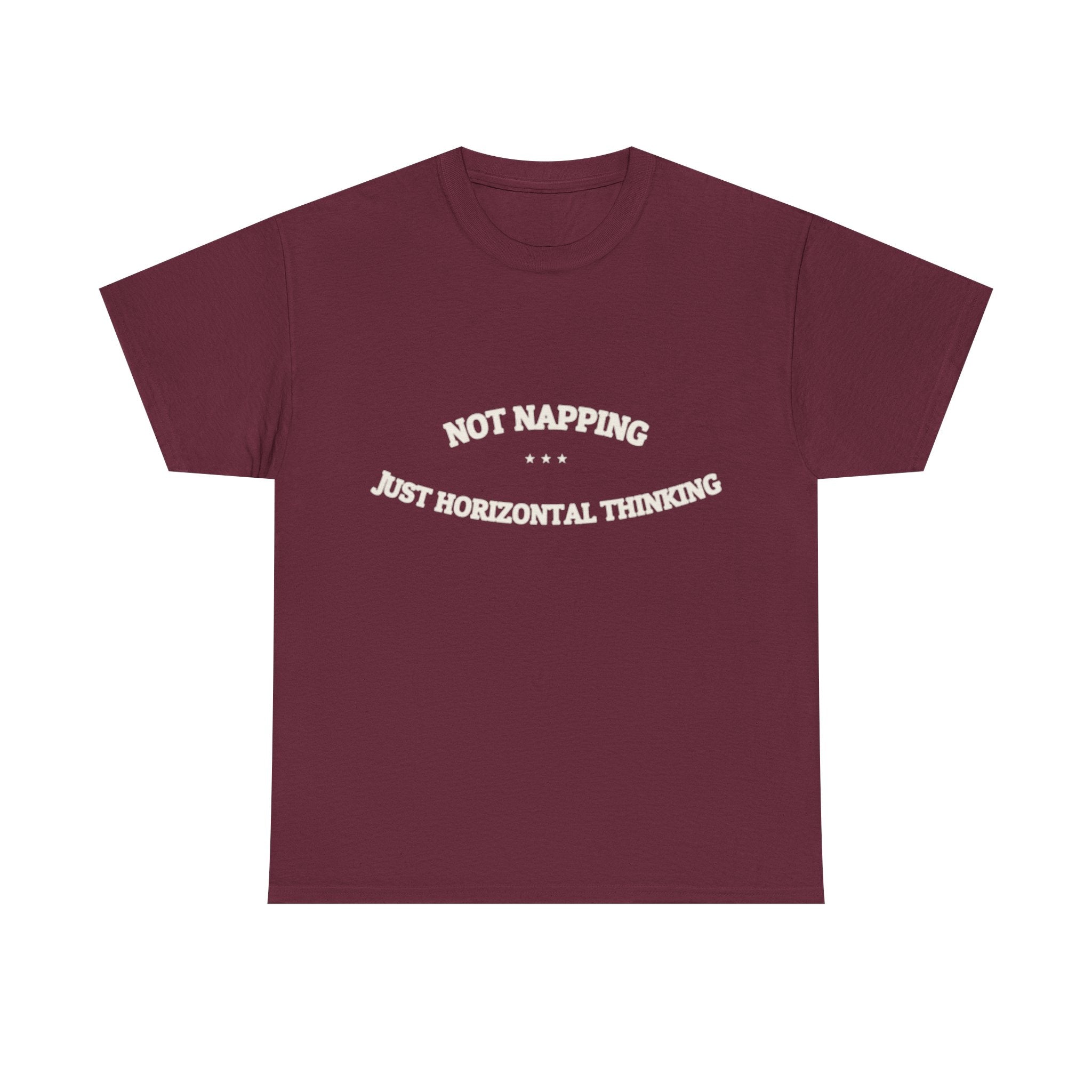 Not Napping. Just Horizontal Thinking. — Funny Tee | NullMade