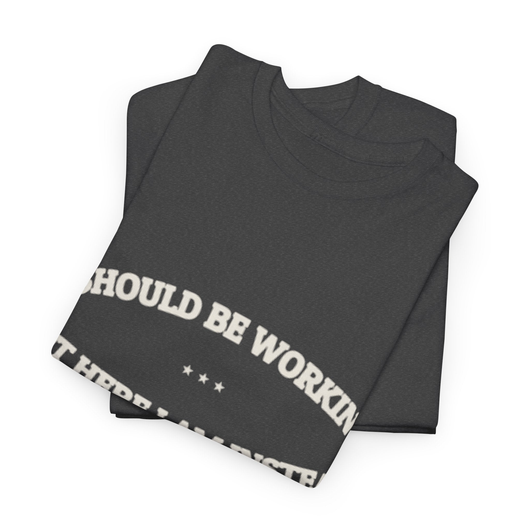 I Should Be Working — Graphic Tee | Funny Office Humor | NullMade