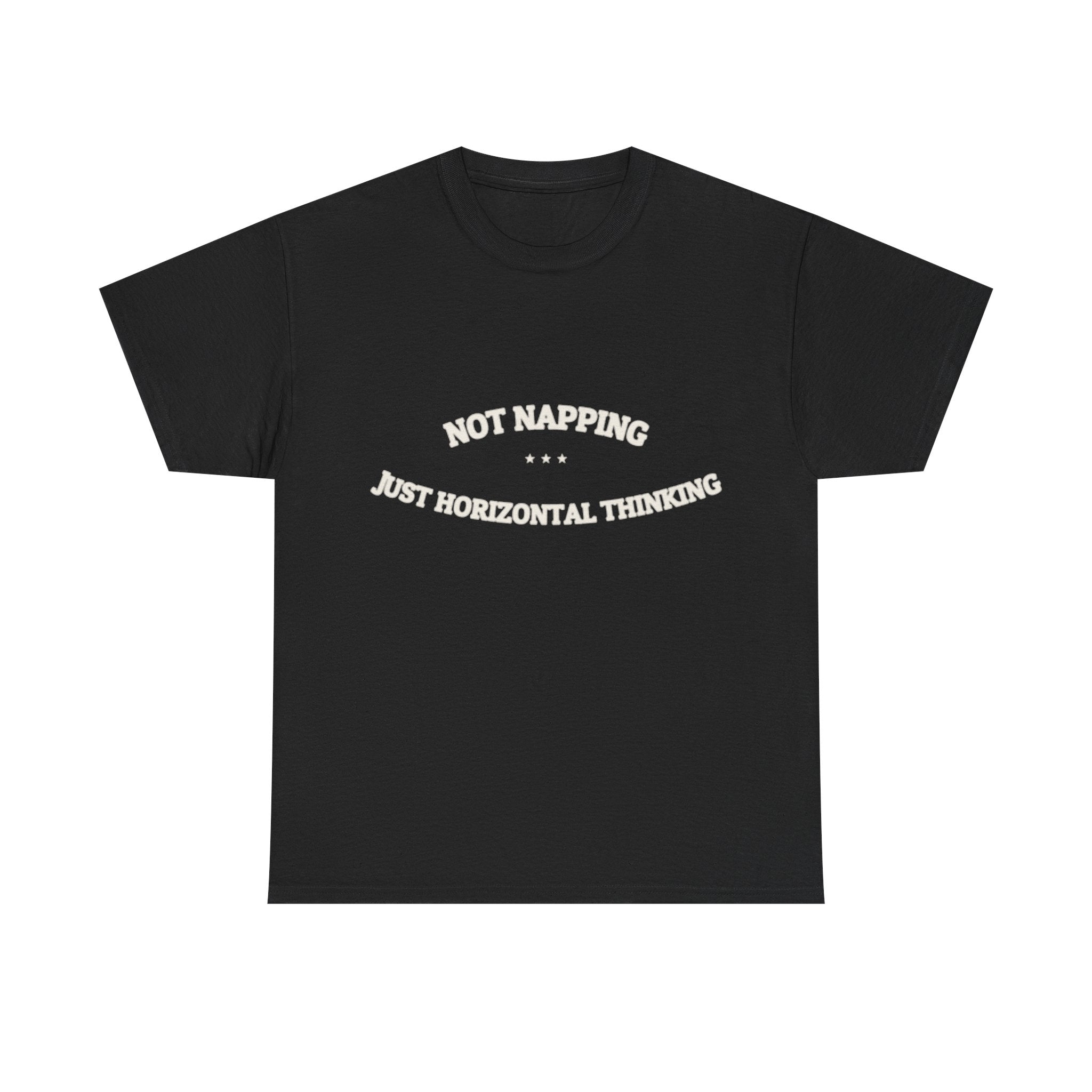Not Napping. Just Horizontal Thinking. — Funny Tee | NullMade