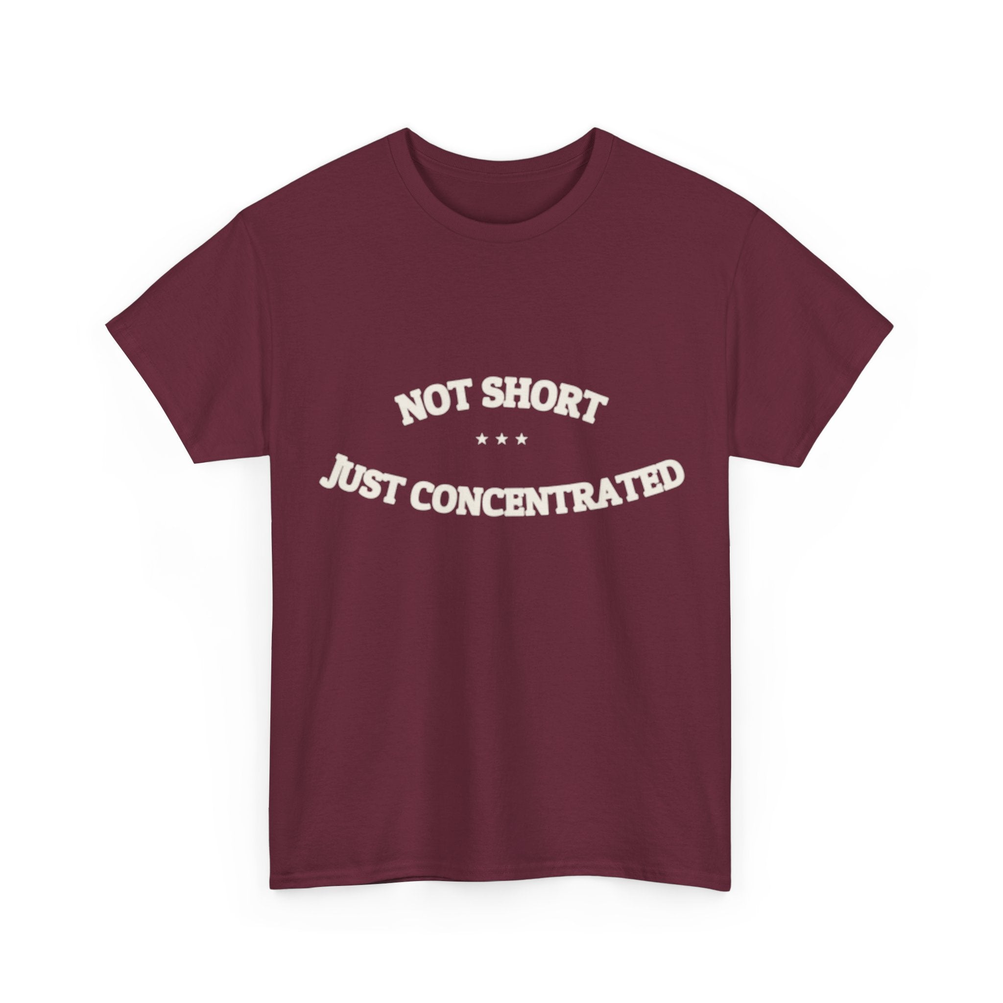 Not Short. Just Concentrated. — Funny Tee | NullMade