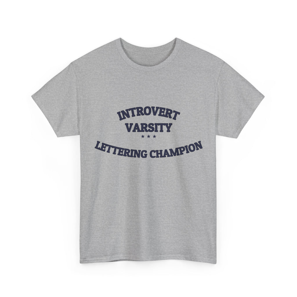INTROVERT VARSITY — T-Shirt | Funny Introvert Gift | NullMade