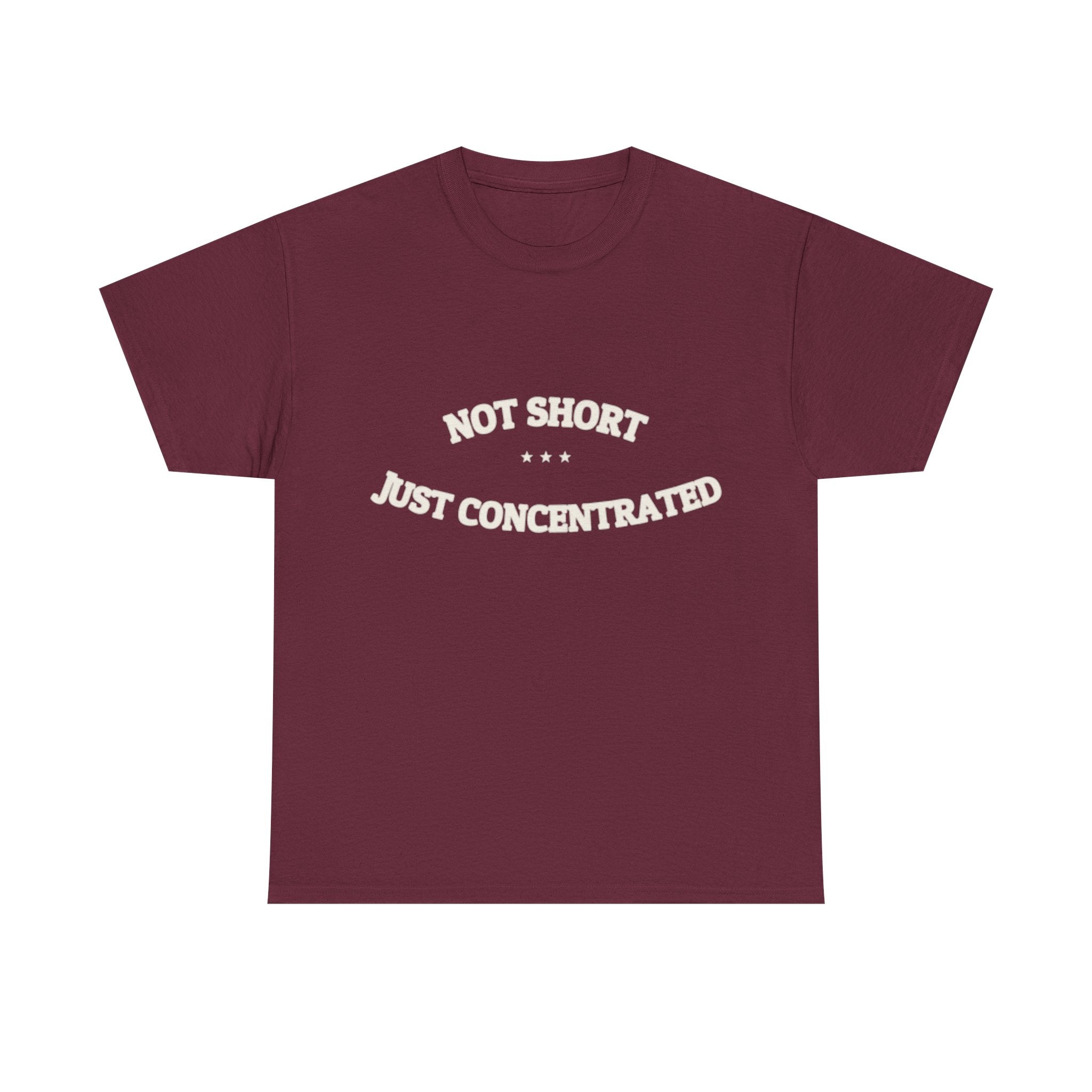 Not Short. Just Concentrated. — Funny Tee | NullMade