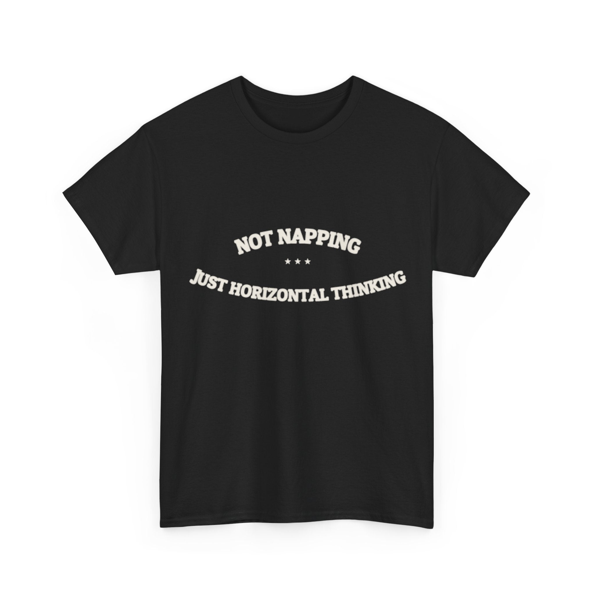 Not Napping. Just Horizontal Thinking. — Funny Tee | NullMade