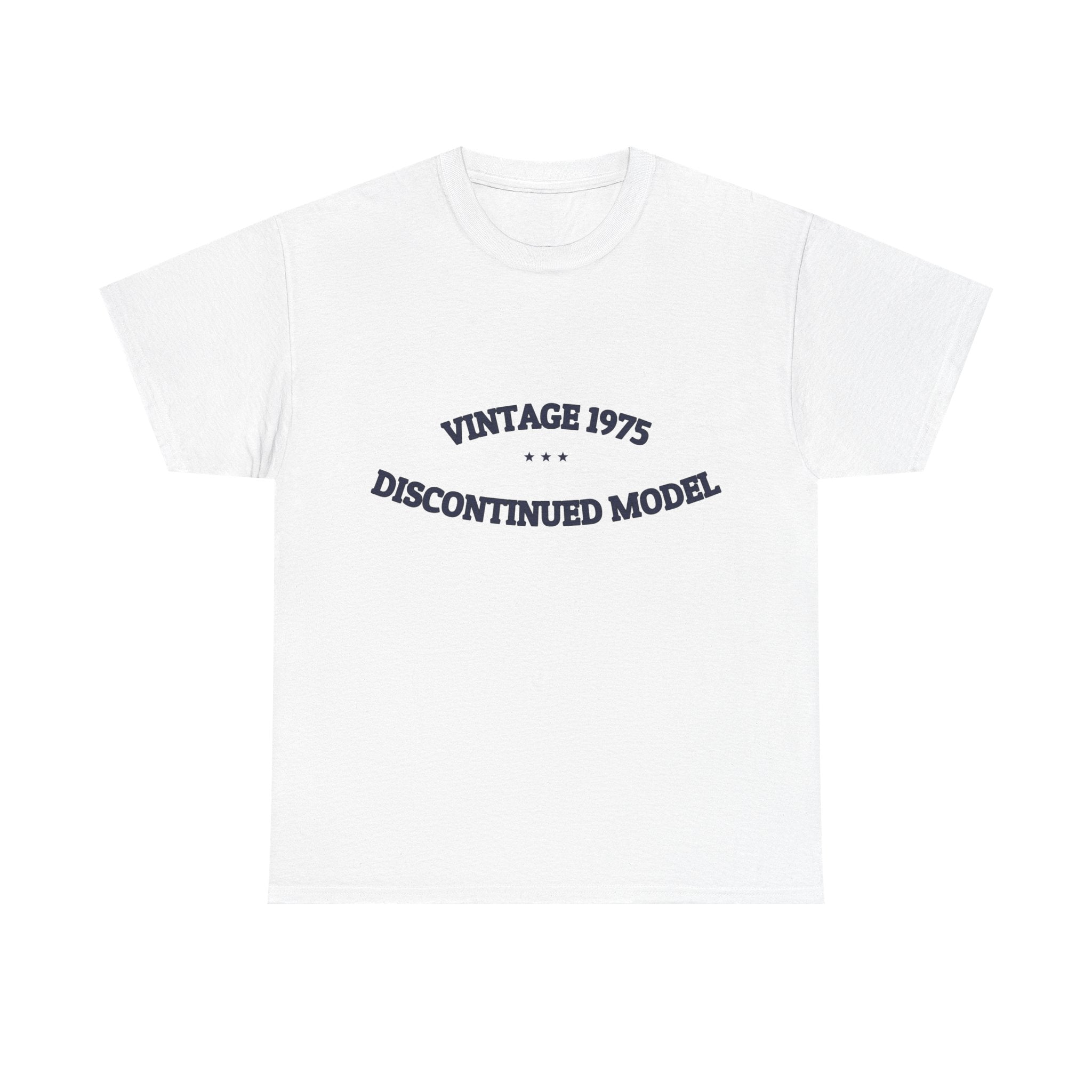 VINTAGE 1975 — DISCONTINUED MODEL — Tee | Funny Retro Humor | NullMade
