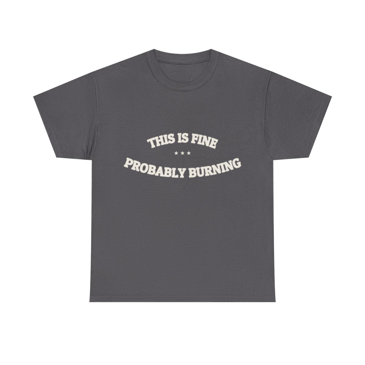 THIS IS FINE — Graphic Tee | Funny Ironic Humor | NullMade