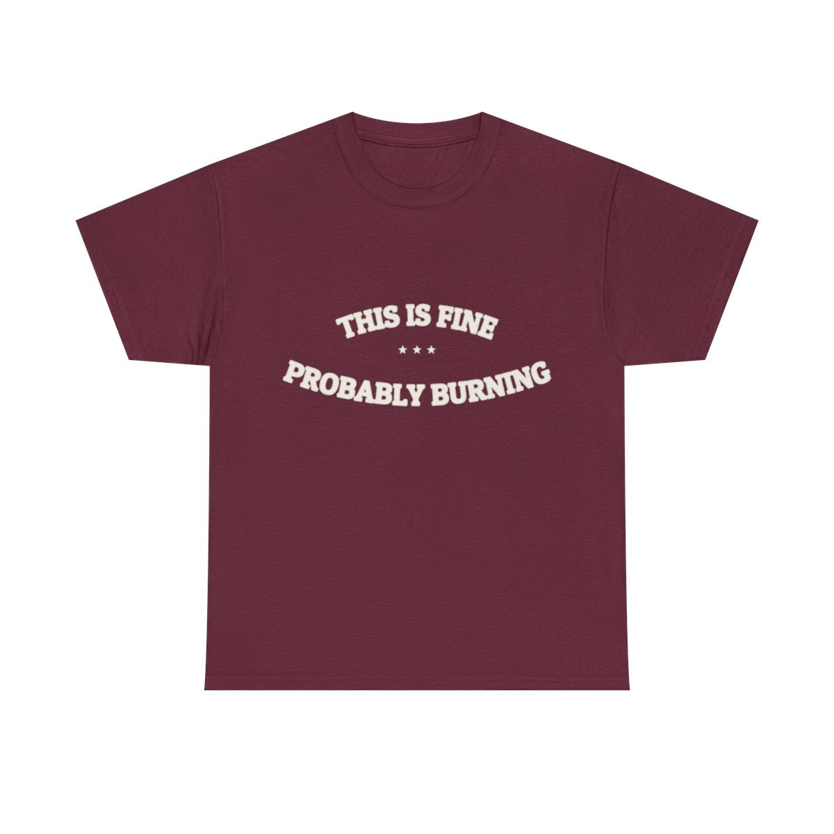 THIS IS FINE — Graphic Tee | Funny Ironic Humor | NullMade