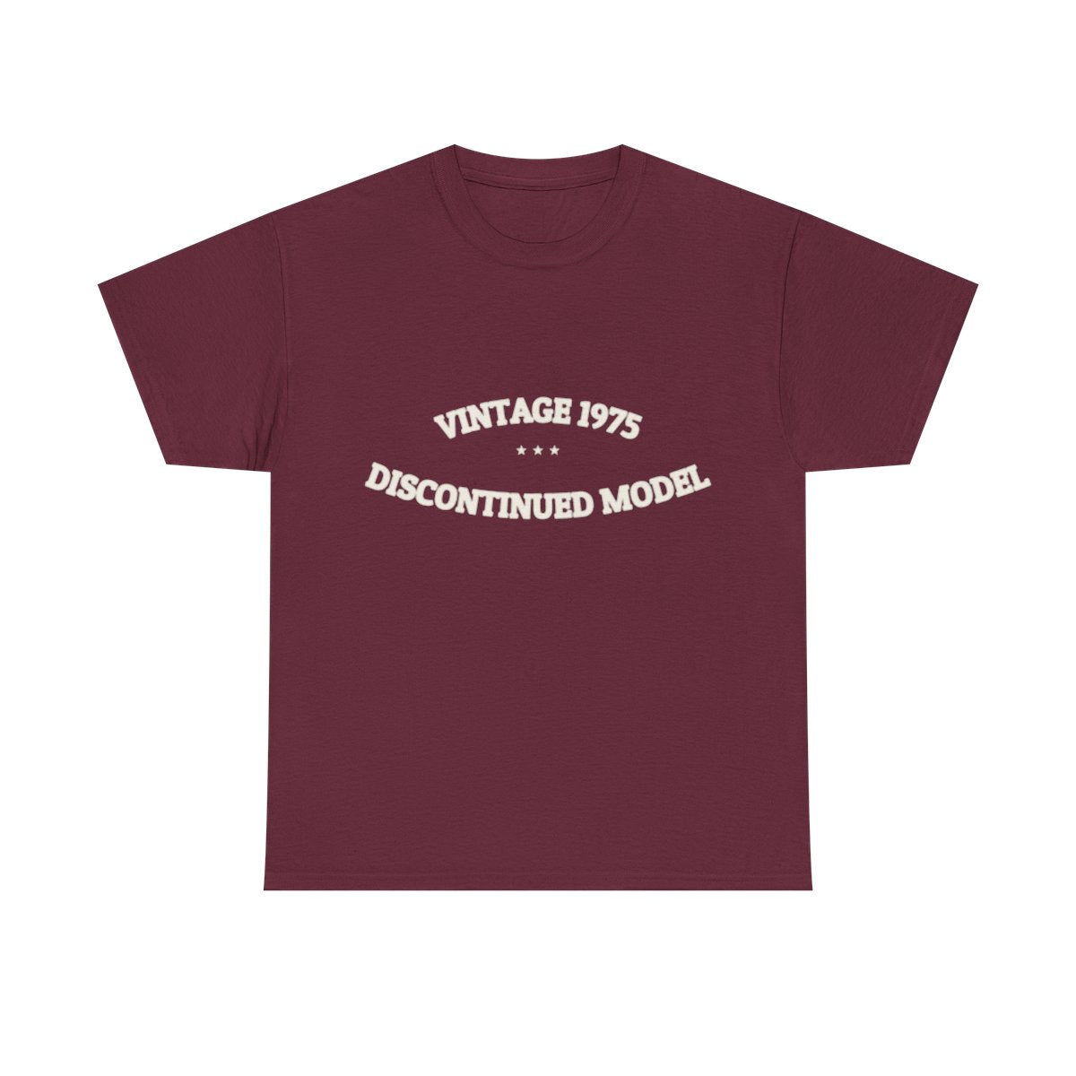 VINTAGE 1975 — DISCONTINUED MODEL — Tee | Funny Retro Humor | NullMade